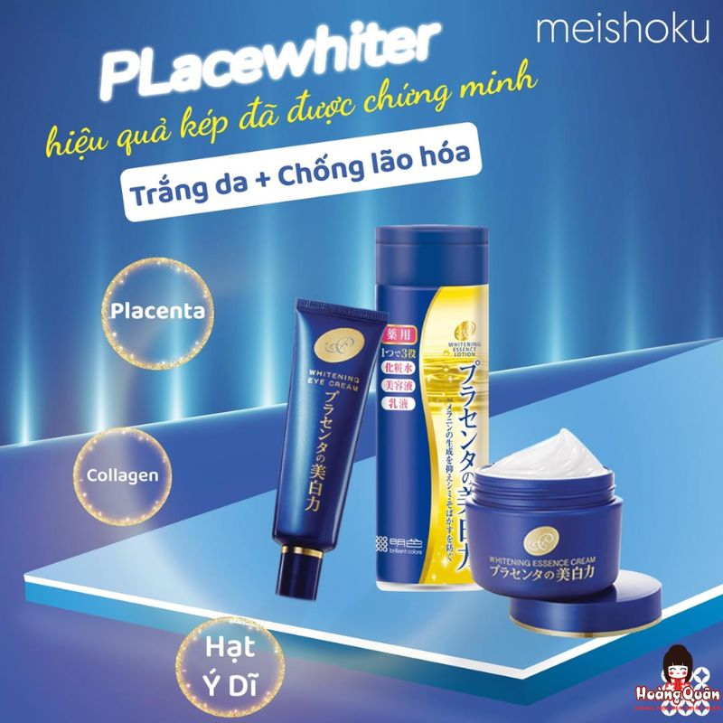 Kem Dưỡng Sáng Da, Ngăn Ngừa Lão Hóa W Meishoku 55g chính hãng Kem Dưỡng Sáng Da, Ngăn Ngừa Lão Hóa W Meishoku 55g chính hãng